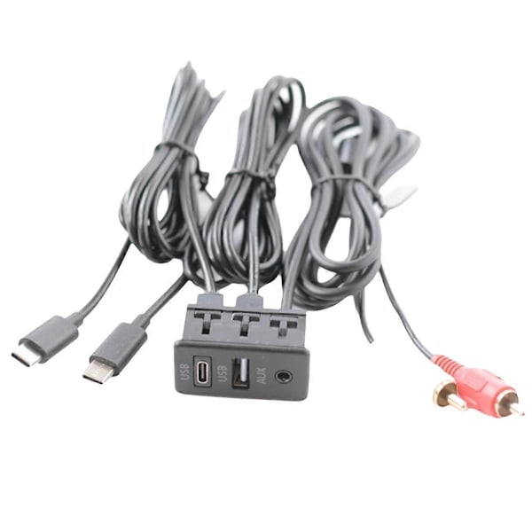 Bil Android Navigationsmaskin AUX Panel Dubbel USB+AUX Panel