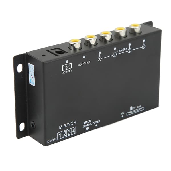 Fordons Digital Video Recorder 4 Kanal 720P DC9‑36V Universal Mini MDVR för Husbil Van Lastbil