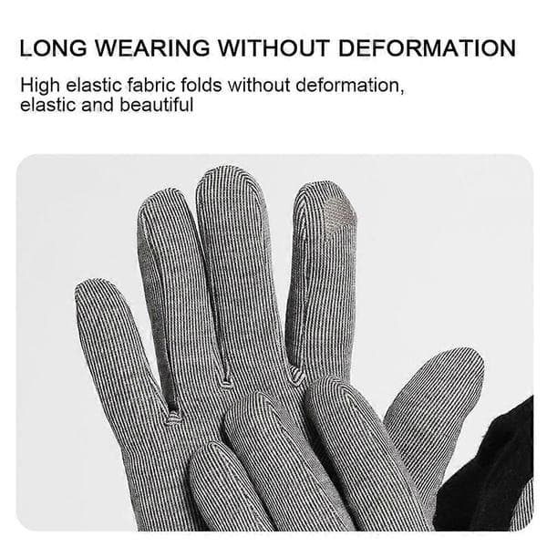 Women's Far Infrared Heating Gloves with Touchscreen, Soft Skin-Friendly Design, Thermal and Comfortable Thickened Knitted Warmth