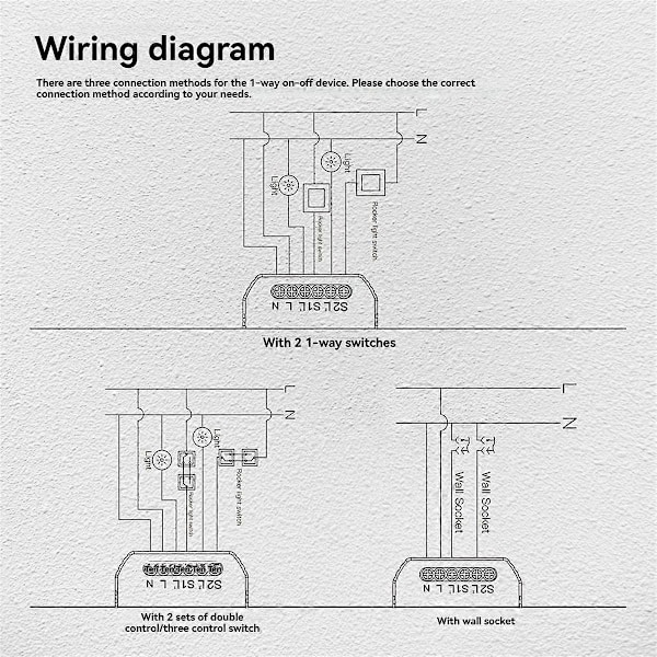Tuya WiFi Switch Modul Delt Kontrol Smart Automatisering Relæ
