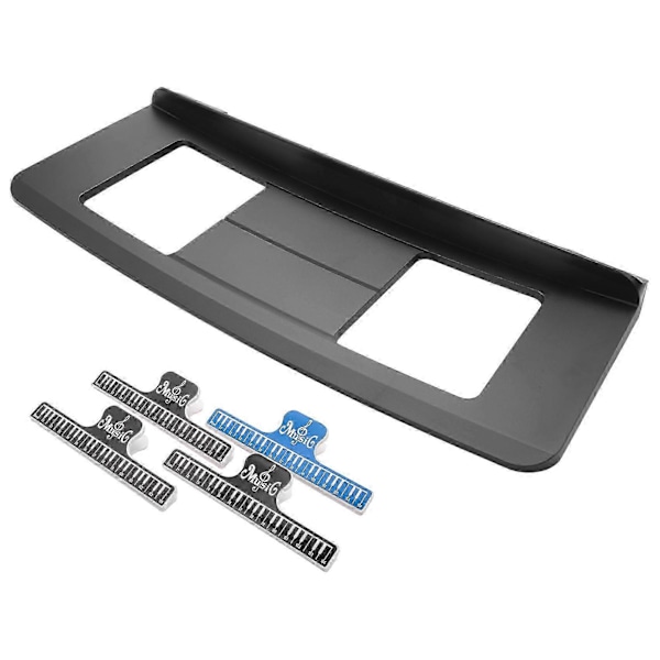 Musikstativ Kompatibelt med Adskillige kompatible med Modeller af Musikkeyboard, Keyboardstativ Noder med 4 Musikclips