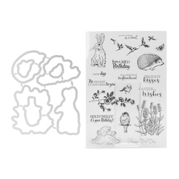 Klart stempel sæt unikt design transparent stempel prægning skæredør sæt til DIY Scrapbooking håndværk