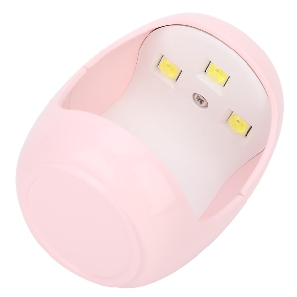 Bærbar UV LED-neglelaktørrer - Mini USB Single Finger-hærdende lampe (Pink)