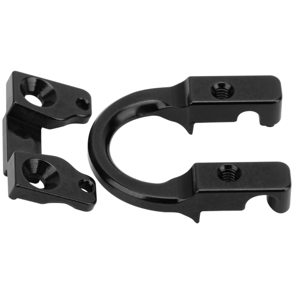 Aluminiumlegering D Loop Ring Shooting Compound Bow Release Bowstring Spänne Tillbehör Svart