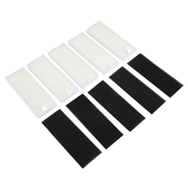 5 STK HEPA-filter for Ecovas ilife A4s A6 A4 A40 A8/ DN621 X620 Robotstøvsuger