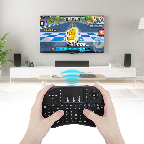 Mini i8 Flying Mouse Trådlöst tangentbord för hemmultimedia för Smart TV PC för Android