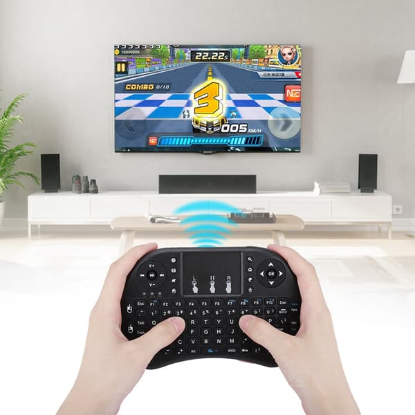 Mini i8 Flyvende Mus Trådløst Tastatur til Hjemme Multimedie til Smart TV PC til Android