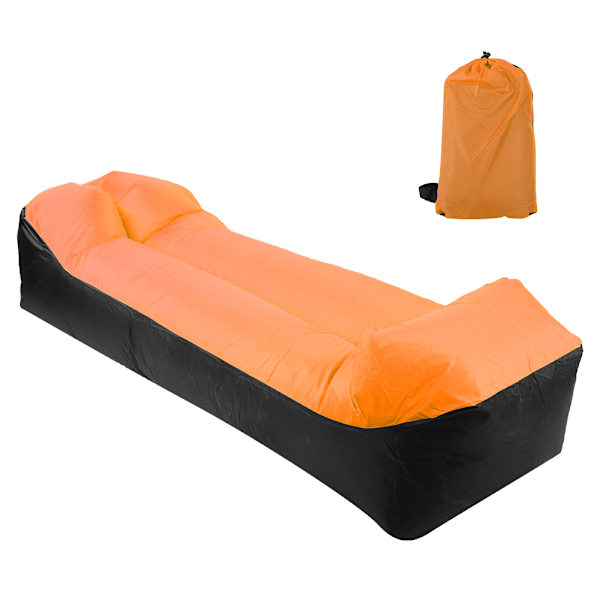 Udendørs oppustelig sofa ultralet strand camping rejse sovepose luft seng liggestol oppustelig pude
