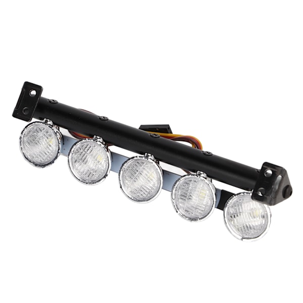 Universell RC-bil LED-taklampa Ramp för 1/10 1/8 Fjärrkontrollmodellbil SerieFem lampor