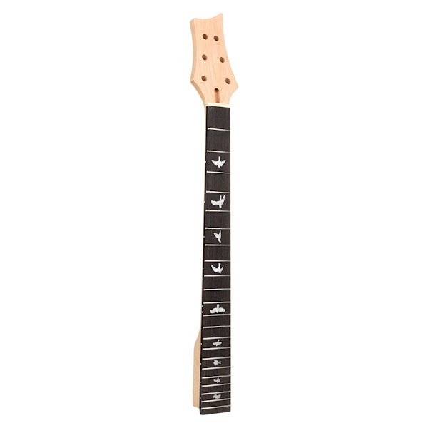 Gitarrhals 22 bandstavar massivt trä svartträ greppbräda för elektrisk gitarr musikinstrument tillbehör GS55