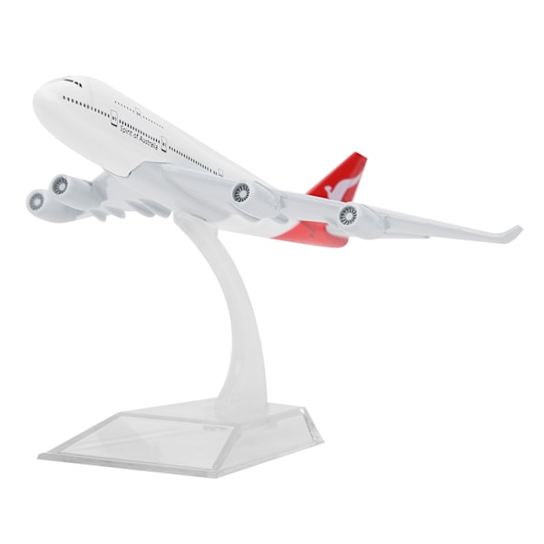 16CM Flygplansmodell Hög Simulering Legering Flygplansmodell Git Leksak för SamlingAU 747