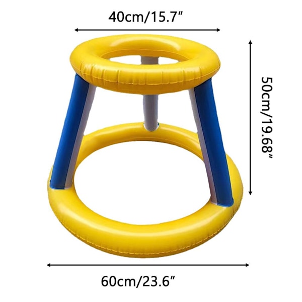 Oppustelig Basketball Kurv Vandspil Legetøj Børns Basketball Kast Spil Legetøj Børn Vandsport