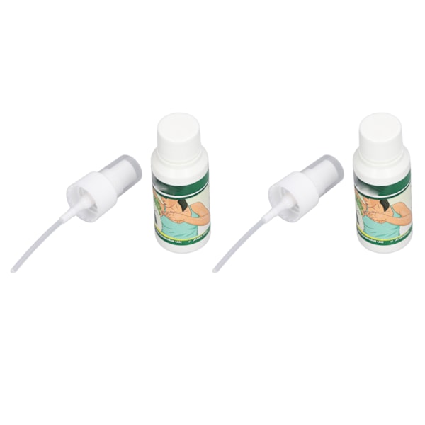 2 stk. kropslugtfjerner spray 30 ml hurtigtørrende mild langvarig kropslugt deodorant spray