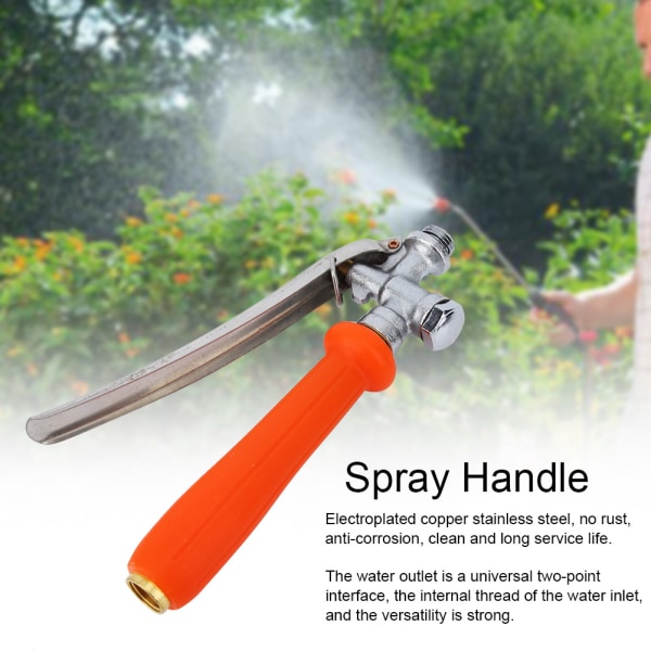 Justerbar spraydyse Sprayhåndtak Multifunksjonell sprøyteutløserlås