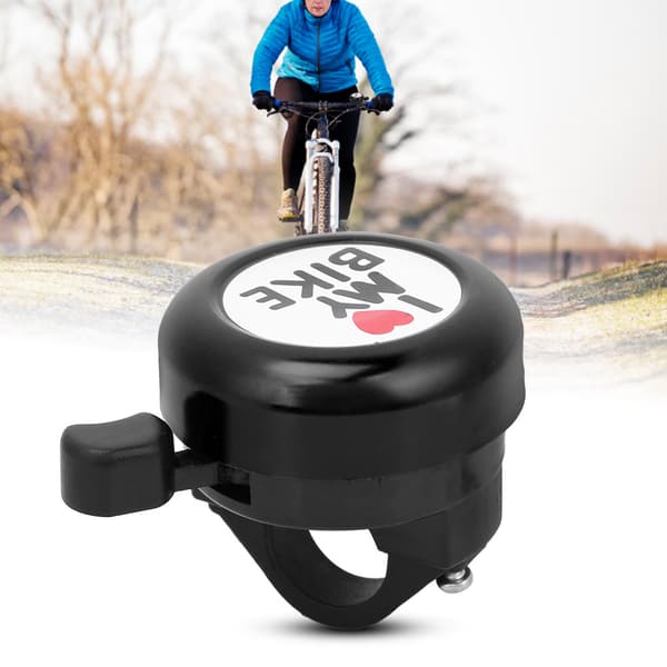 Kvalitets Ultralet Mountaincykel Cykelklokke Tilbehør Klar Lyd (sort)