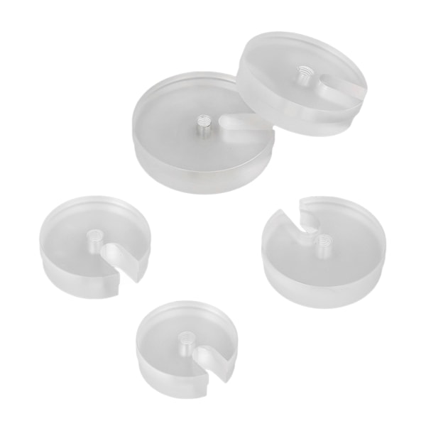 5 st Set Urmakare Press Modell Set Plast Professionell Transparent Watch Press Verktyg för reparatör