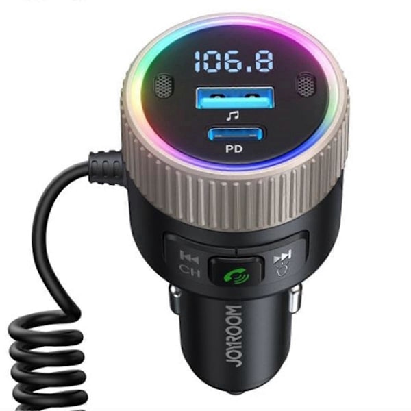 Bluetooth 5.4 FM-lähetin 60W PD QC3.0 Autolaturi