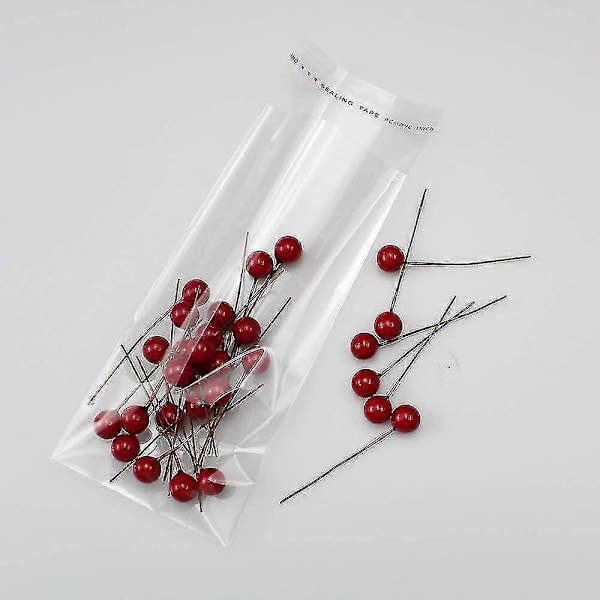 300 Stykker Cellofanposer, Selvklebende Pose Liten Matpose, Transparent