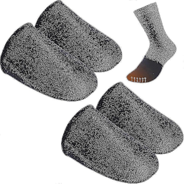 2 Par 3mm Neopren Tåvärmare, Tåskydd Tåvärmare Booties, Termiska Fot Tåhättor Strumpor, För Vintersporter, Cykling, Vandring, Camping 2Par-M