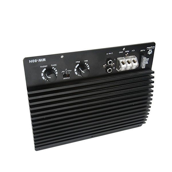 12V 1000W Bil Subwoofer Effektforstærker Bluetooth 5.0 Bred Frekvens Varmeafledning Bærbar