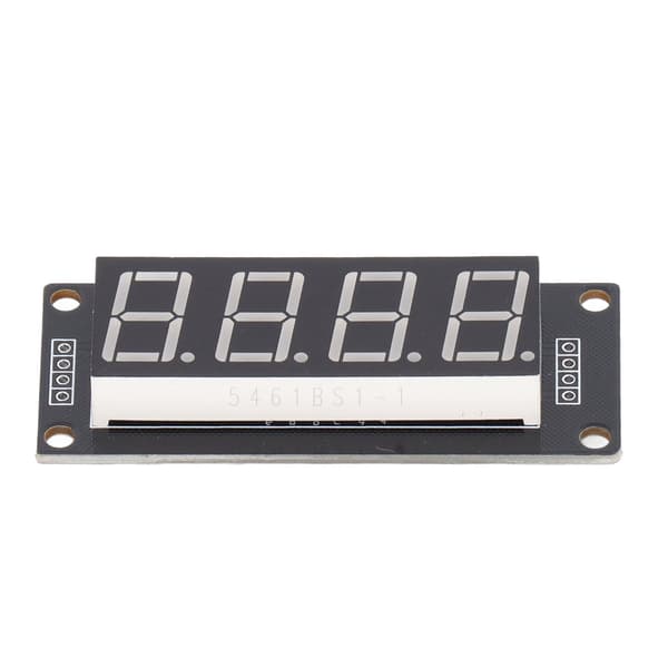 4 kpl LED-segmenttinäyttömoduuli 4 bittiä 7 segmenttiä piirilevykellomoduuli 0,56 tuumaa MRA172A punainen