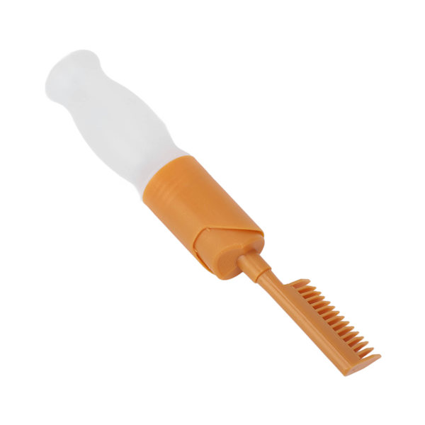 110 ml Root Comb Applikatorflaska Hårfärgningsflaska med kam och graderad skala för hemfrisörsalong hårbottenbehandling