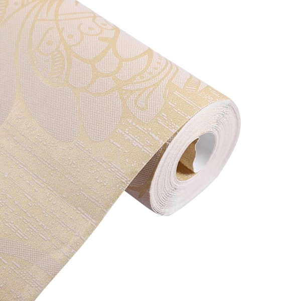3D präglad tjockad fjäril blomma non-woven tapet vardagsrum TV bakgrund väggpapper