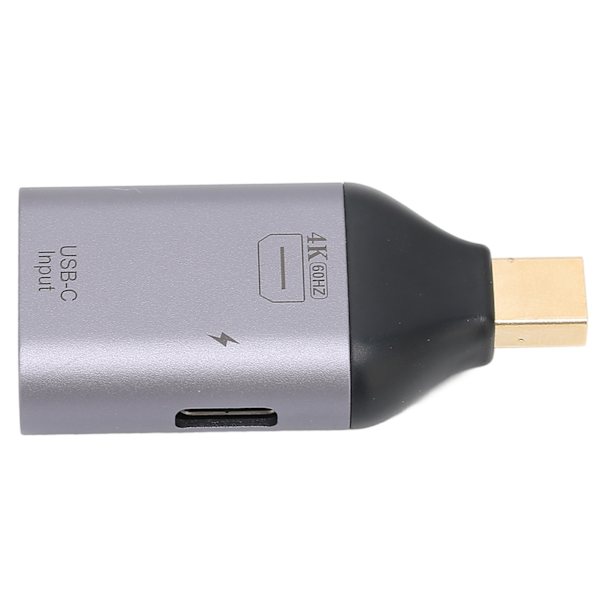 Type C -sovitin HD 4K PD 100W kannettava Type C naaras-uros kullattu sovitintelakka (Type C naaras-Mini DP uros)