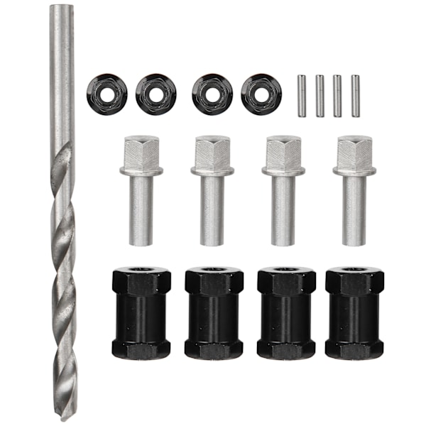 RC forlengelses- og utvidelseskobling med 5,5 mm bor for SCX10/TRX4 1/10 RC-bil 20 mm