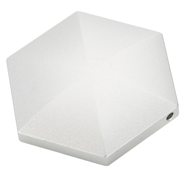 Flip Toy Desktop Pocket Stress Relief Fingertop Decompression Toy för bilkontor SilverSexangle