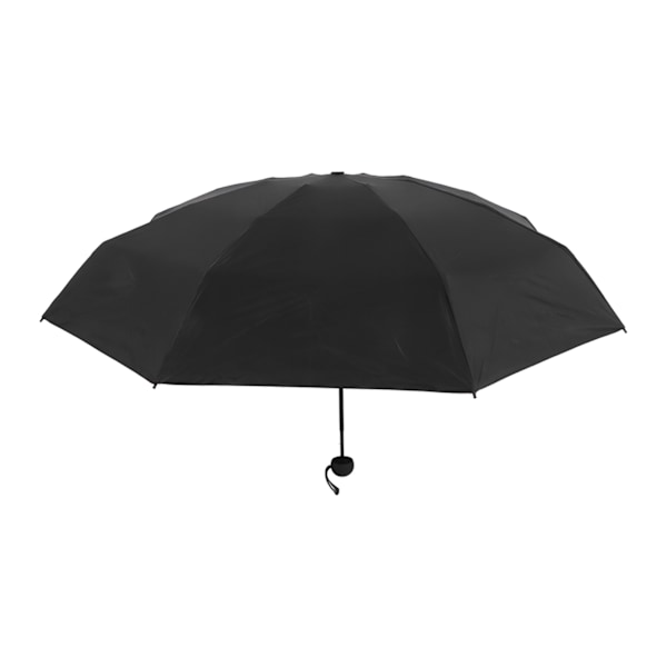 Resparaply Sol Regn 5 Fällbar UV-skydd Present Bärbar med Box för Män Kvinnor Svart