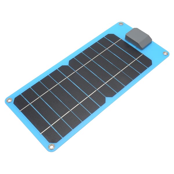 5V 6W USB solcellepanel lader IP67 utendørs vanntett mini monokrystallinsk silisium solcellepanel lader GKM320 145BL blå
