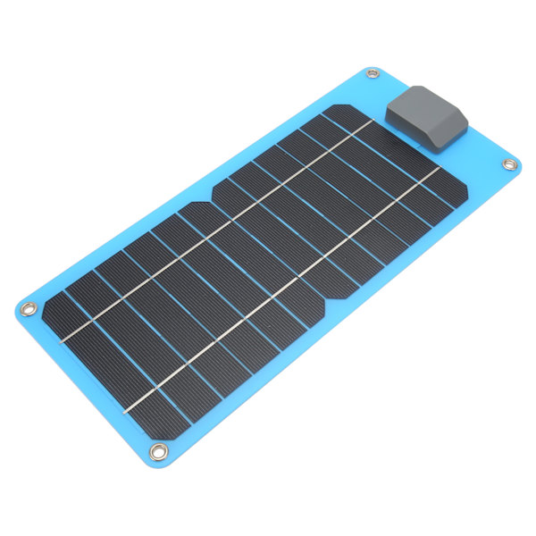 5V 6W USB solpanel laddare IP67 utomhus vattentät mini monokristallin kisel solpanel laddare GKM320 145BL blå