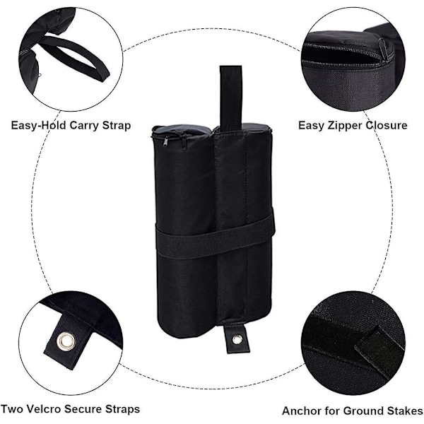 Slitstarka Gazebo Sandbag Viktade Fötter Väska - Set om 4