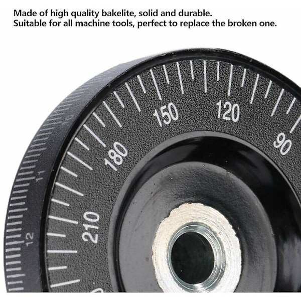 10*63mm massivt bakelit handhjul fräsmaskin mekaniska delar används ofta i fräsmaskin, svarv, slipmaskin