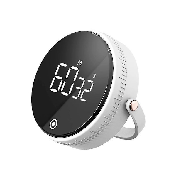 Magnetisk Rotationsdigital Köktimer med Stor LED-Display Justerbar Volym för Matlagning Lärande Sport