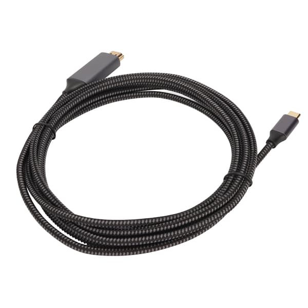 USB C till HD Multimedia Interface-kabel 4K vid 60Hz Typ C till HD Multimedia Interface-adapter för Galaxy S22 för XPS 2m/6.6ft