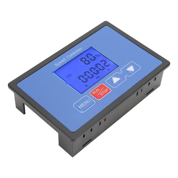 30A 6.5V-55V DC Børstemotor PWM Hastighetskontroller Digital LCD Syklus Kjør/Stopp Timer