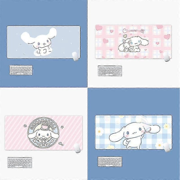 Kawaii Cinnamoroll Rand Stor Gaming Rand Computer Skrivebordsmåtte Zekai 300x600x2mm15