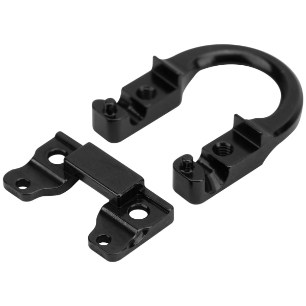 Aluminiumlegering D Loop Ring Shooting Compound Bow Release Bowstring Spänne Tillbehör Svart