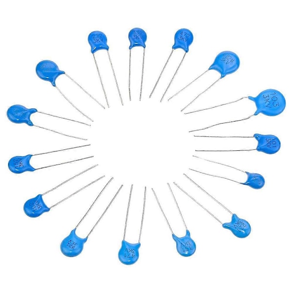 180 st 15 värden Högspännings DIP Keramisk Kondensator Kit 100PF-10000PF