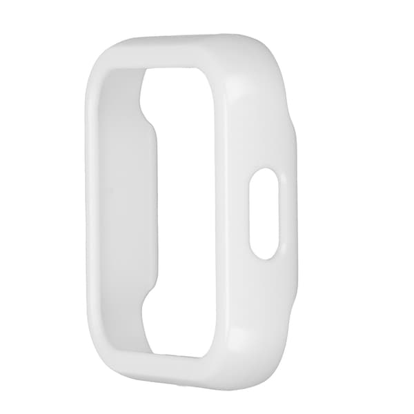PC-deksel beskyttelsesdeksel for Realme Watch Smartwatch Støtsikkert deksel Bumper Protector Erstatning Hvit