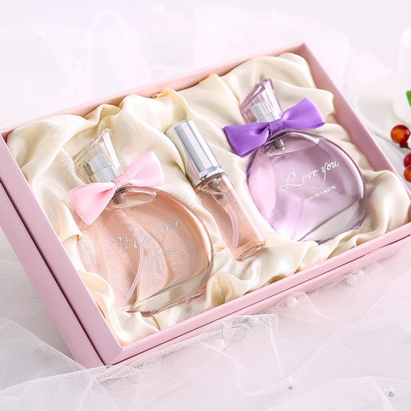 Parfyme Spray Glass Flaske Kvinne Langvarig Floral Duft Parfyme Gave for Jenter Kvinner