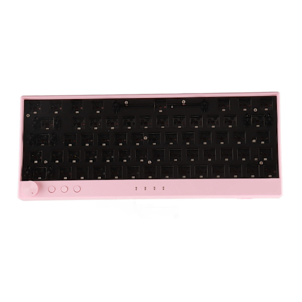 61-tasters mekanisk tastatur DIY-sett RGB-bakgrunnsbelysning bryter varm bytte tilpasset mekanisk spilltastatursett rosa