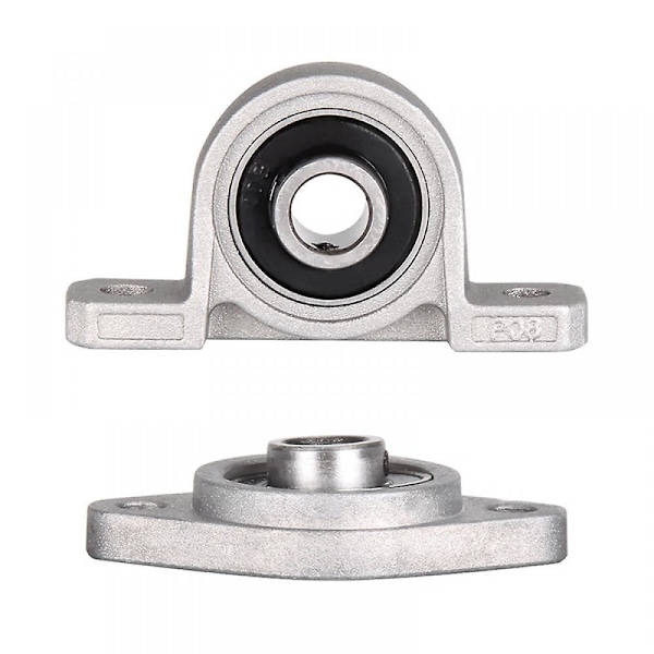 4 stk. Bloklejer, 10 mm kuglelejer, pude bloklejer, flangeboring selvmonteret beslag selvjusterende