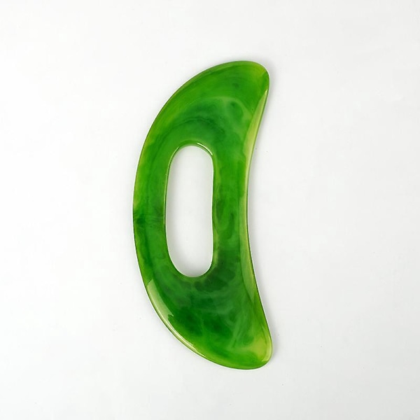 Suuri Gua Sha -lauta kehon ja kasvojen muotoiluun - Vihreä