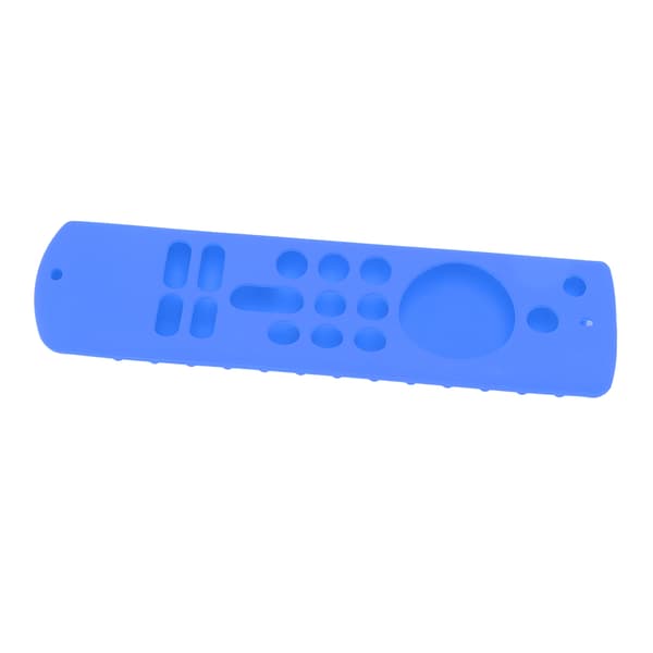 Fjärrkontroll Silikonskydd för Fire TV Stick Halkfritt Silikonskyddsfodral med Snodd 3:e generationens Blå