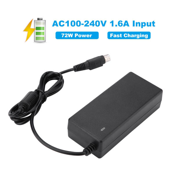 72W 24V3A 3pin Bill Counter AC DC Adapter Överhettningsskydd Power för PS180 PS179