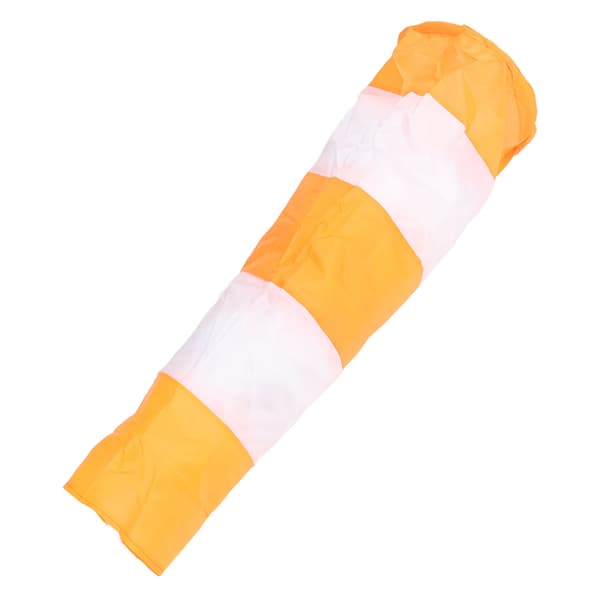 Vindpose Vindretningsmåling Sokkepose Orange Polyester 80cm til Udendørs Lufthavn Fluorescerende