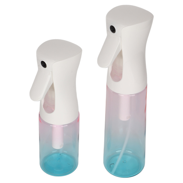 2 st tomma sprayflaskor för resor, påfyllningsbara behållare, fin kosmetisk dimspruta för hårstyling, rengöring av växter, 300 ml 200 ml